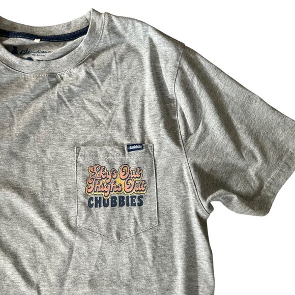 Chubbies Sky's Out Thighs Out Graphic Tee M - Picture 2 of 4